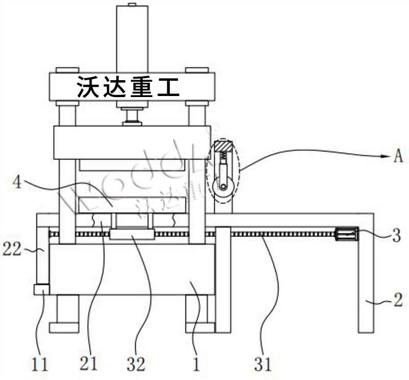 帶移動工作臺的汽車內飾成型液壓機